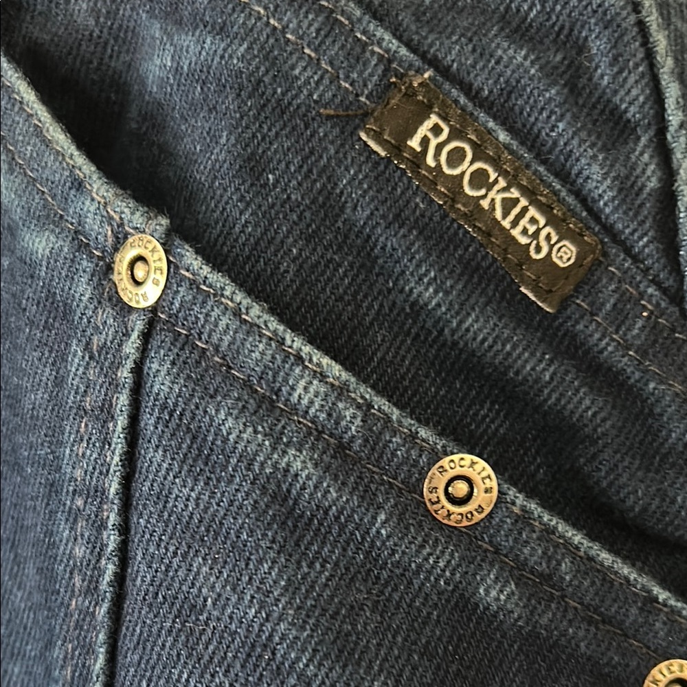 Vintage Rockie Mountain Deep Blue Denim Jeans - Picture 2 of 5